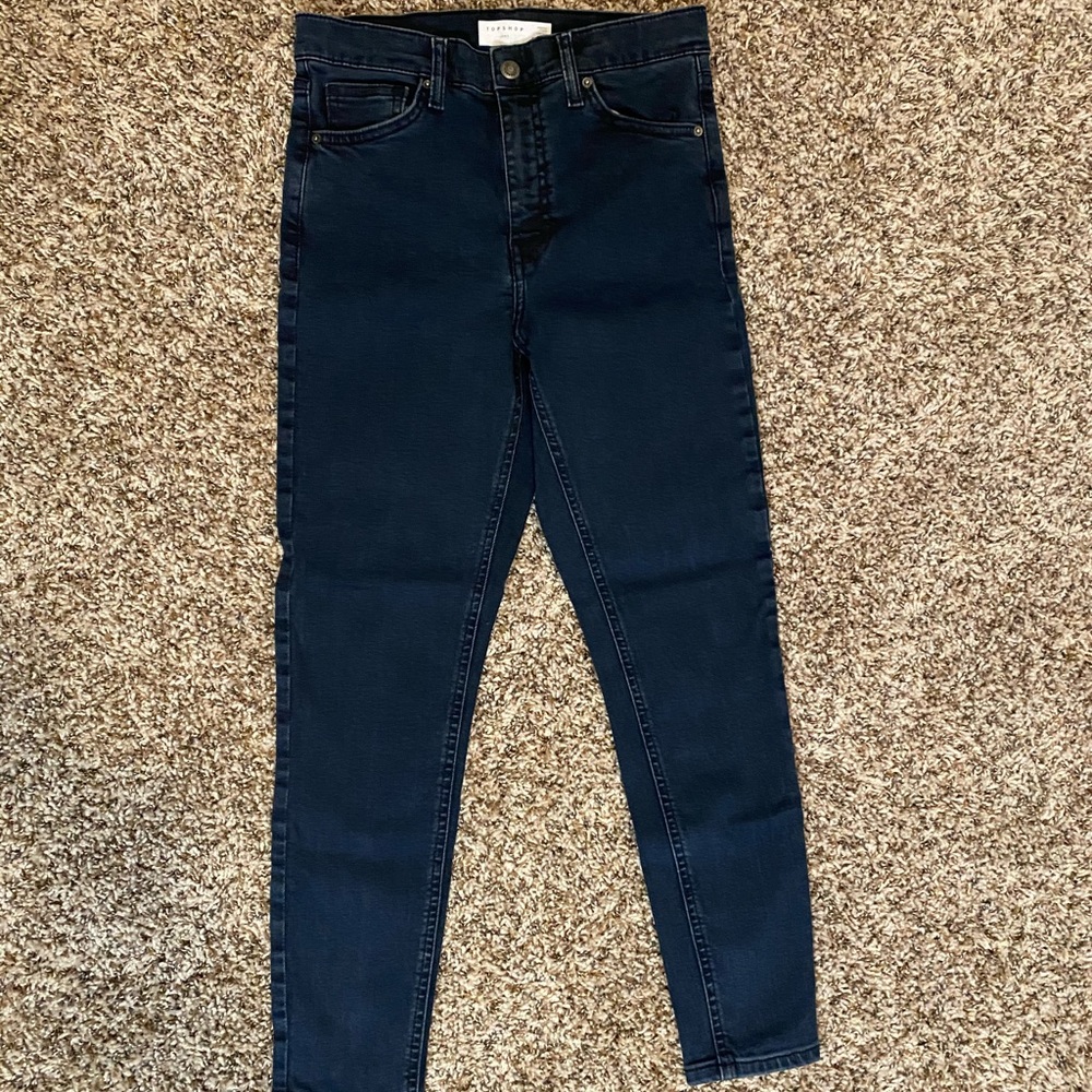 TOPSHOP Blue Jamie Jeans Size 28 Length 30